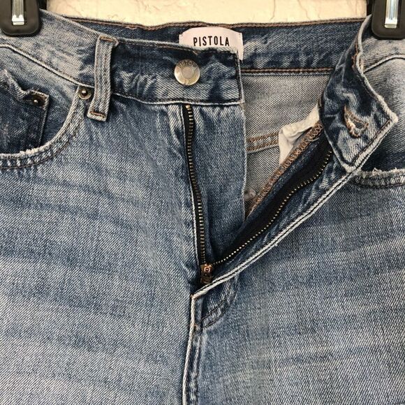 ‎PISTOLA High Rise Distressed Jeans Size 27 - Picture 10 of 11